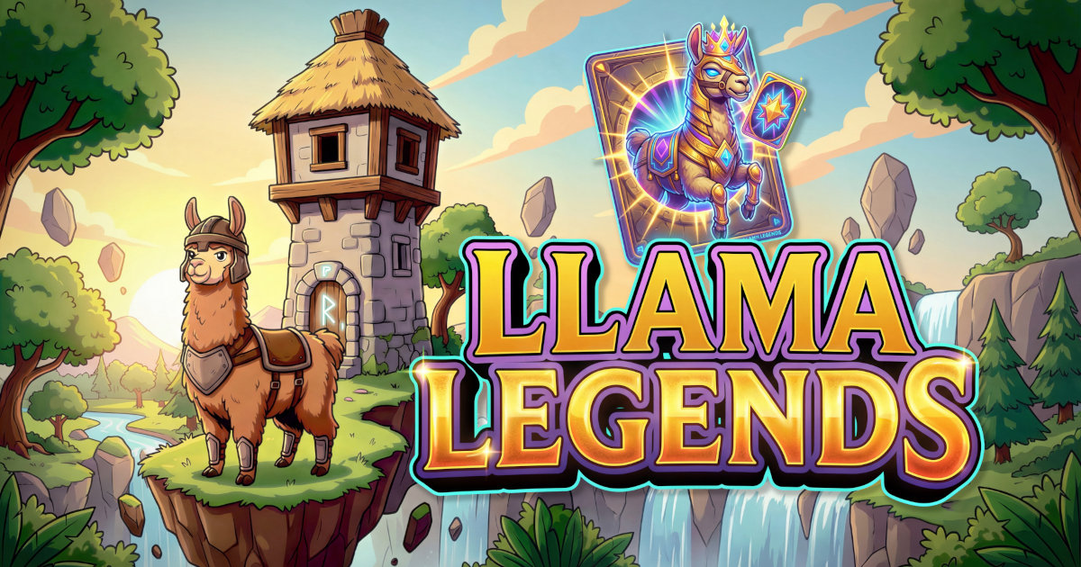 Llama Legends official preview image from the creator's release page.