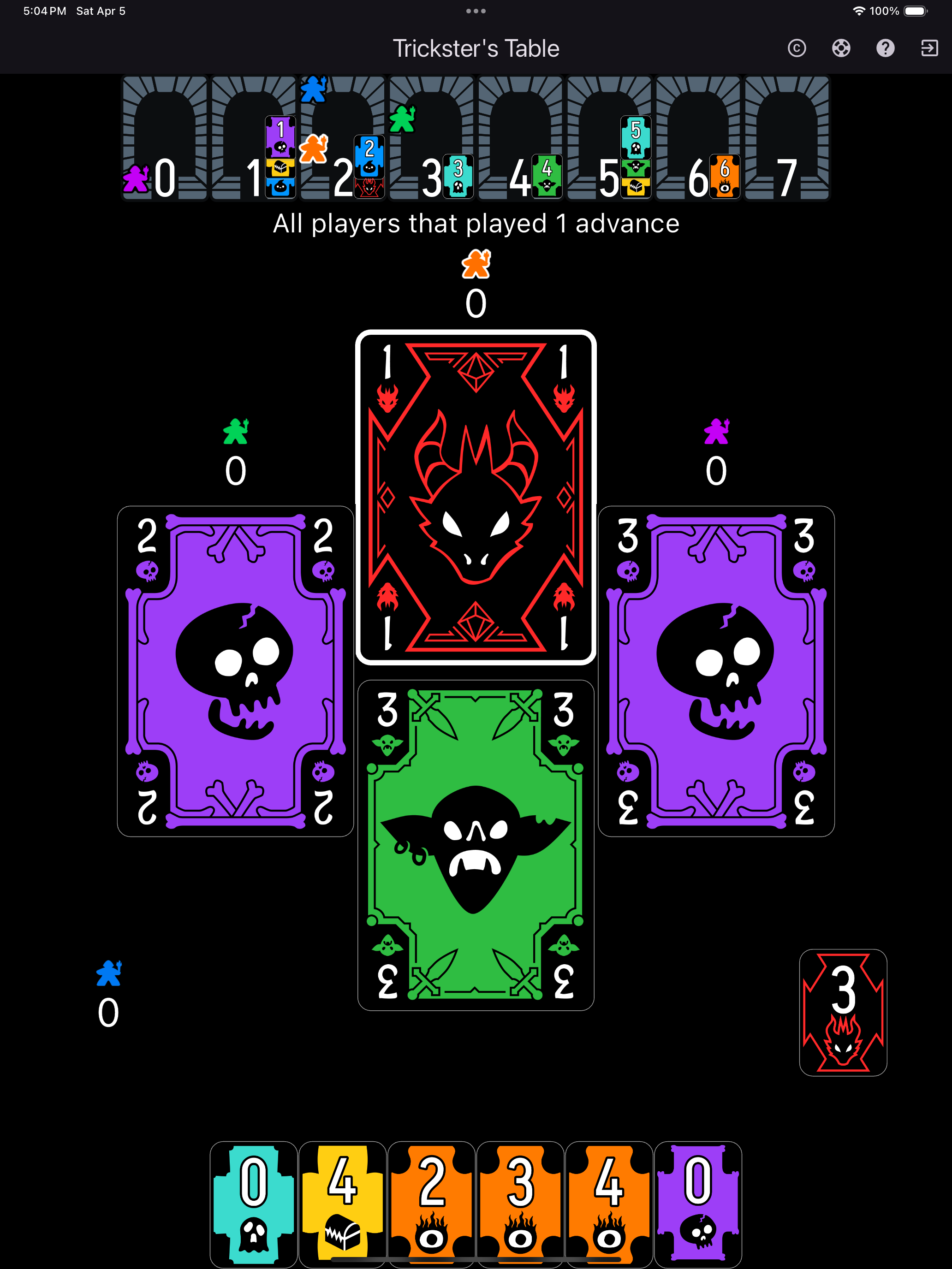 Trickster's Table official preview image from the creator's release page.