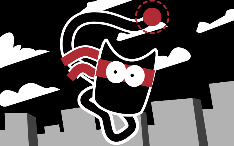 Triska the Ninja Cat official preview image from the creator's release page.